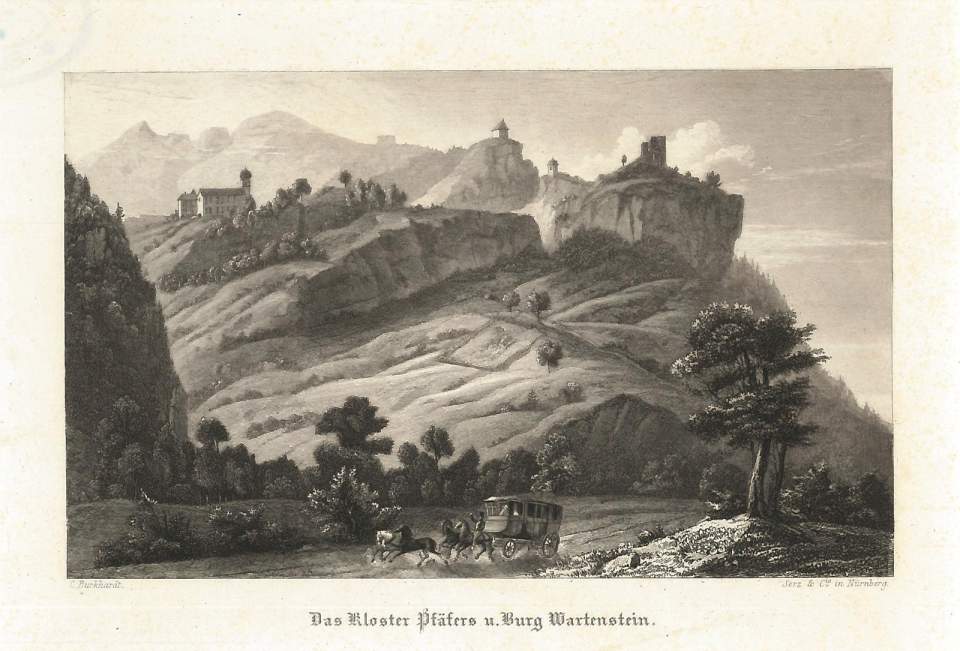 Ansicht, Kloster Pfäfers