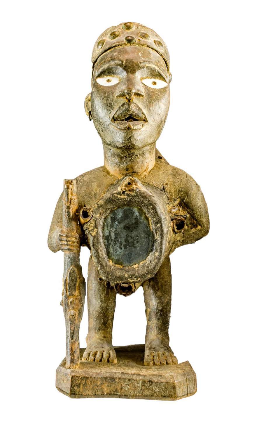 Kraftfigur, Magische Figur mit Gewehr als Hauptattribut 