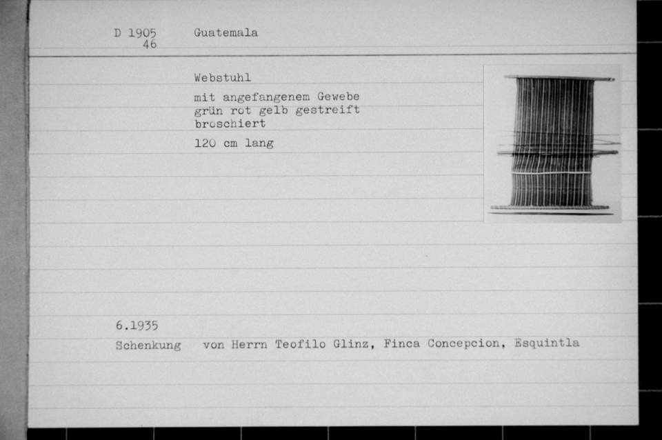 Webstuhl, Webapparat