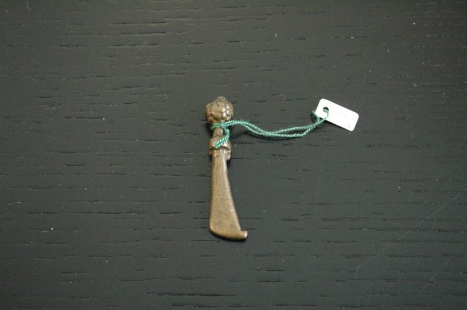 Goldgewicht Schlagmesser