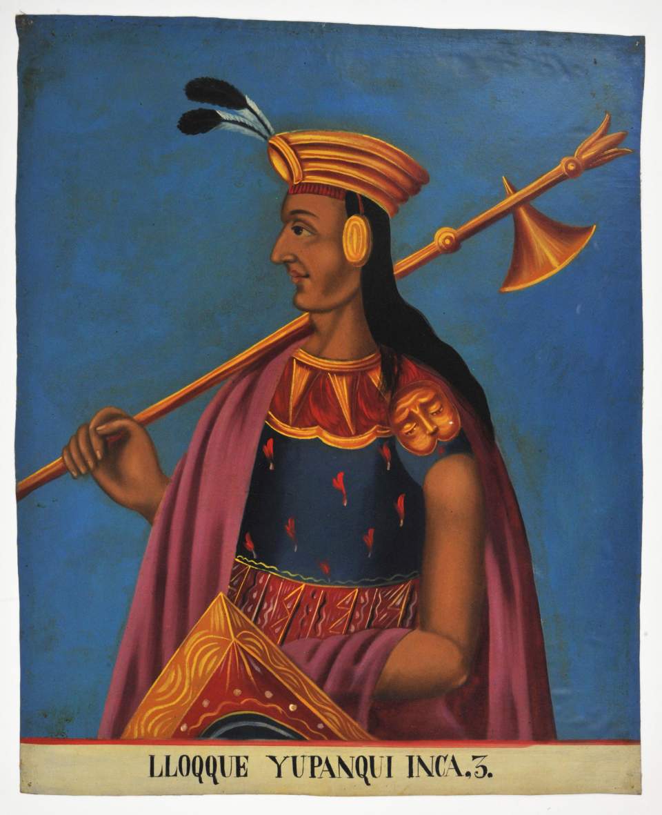 Malerei-Inka-Herrscher