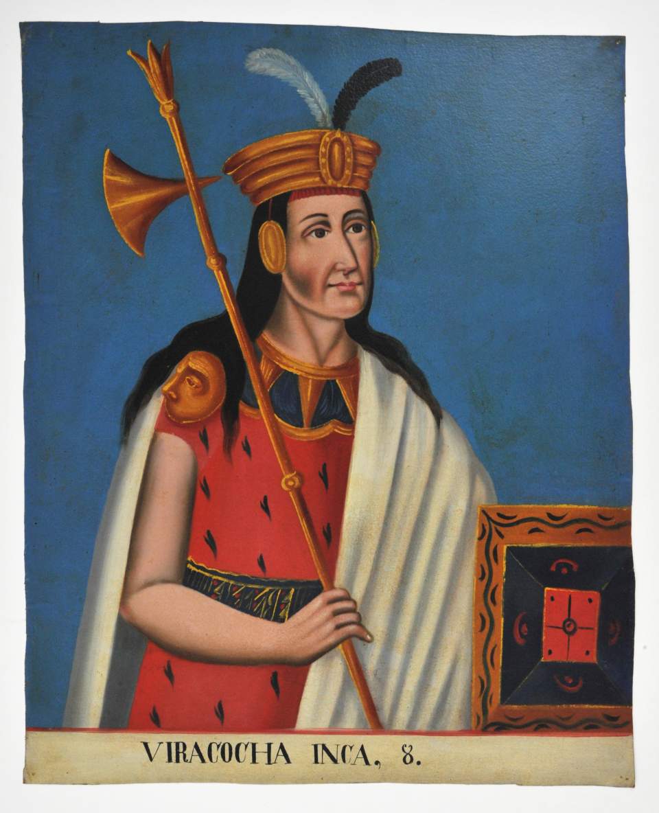 Malerei-Inka-Herrscher