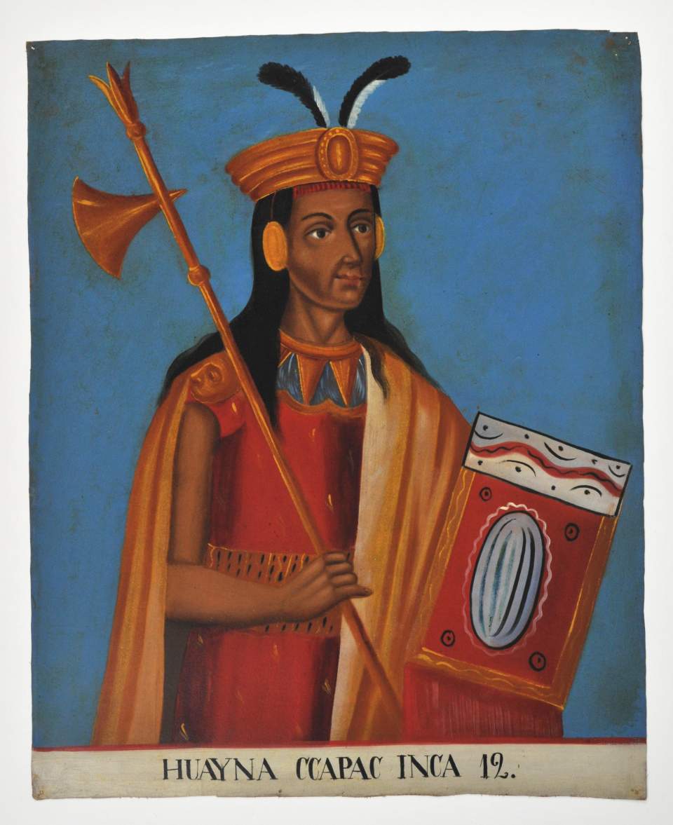 Malerei-Inka-Herrscher