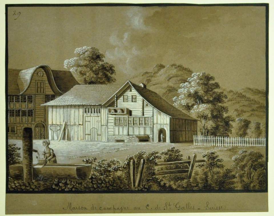 Ansicht Haus Kanton St. Gallen