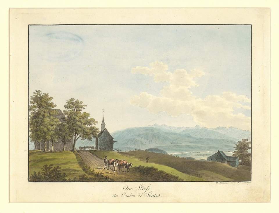 Ansicht der Kapelle am Stoss
