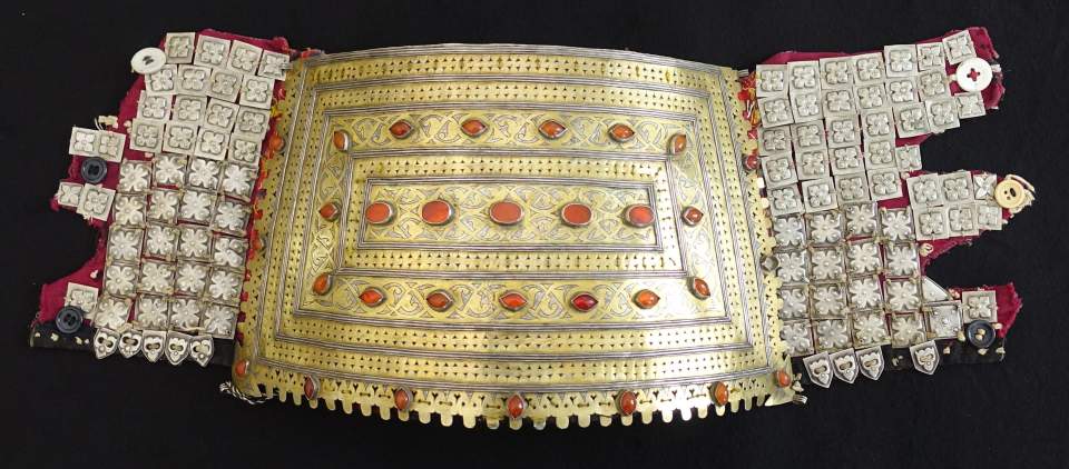 Schmuck, grosse Haubenschmuckplatte
