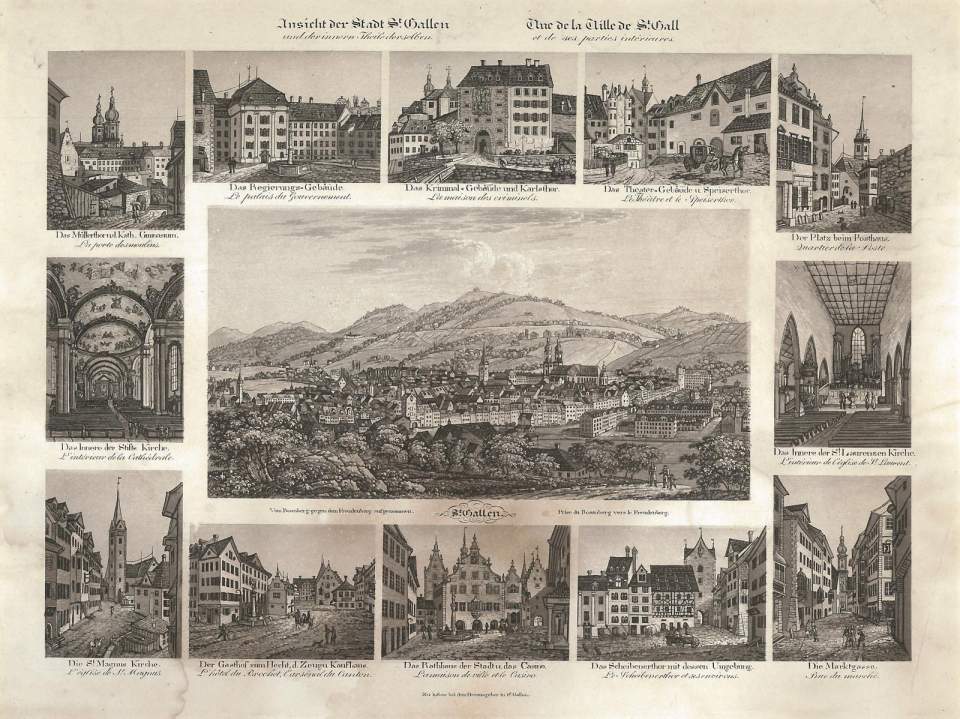 Gruppenstich St.Gallen von Nordwesten