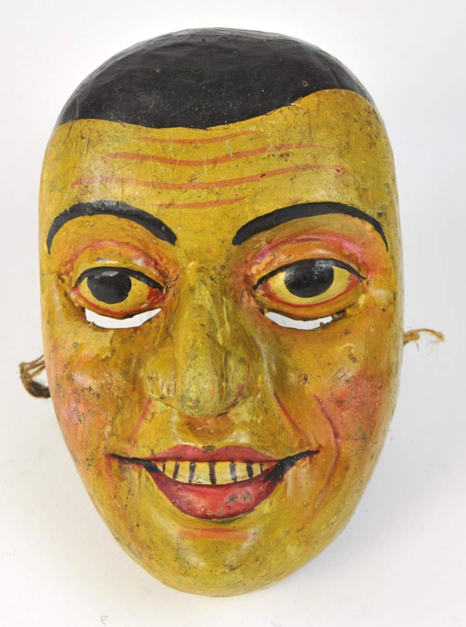 Maske aus Holz, bemalt, für Maskenspiel