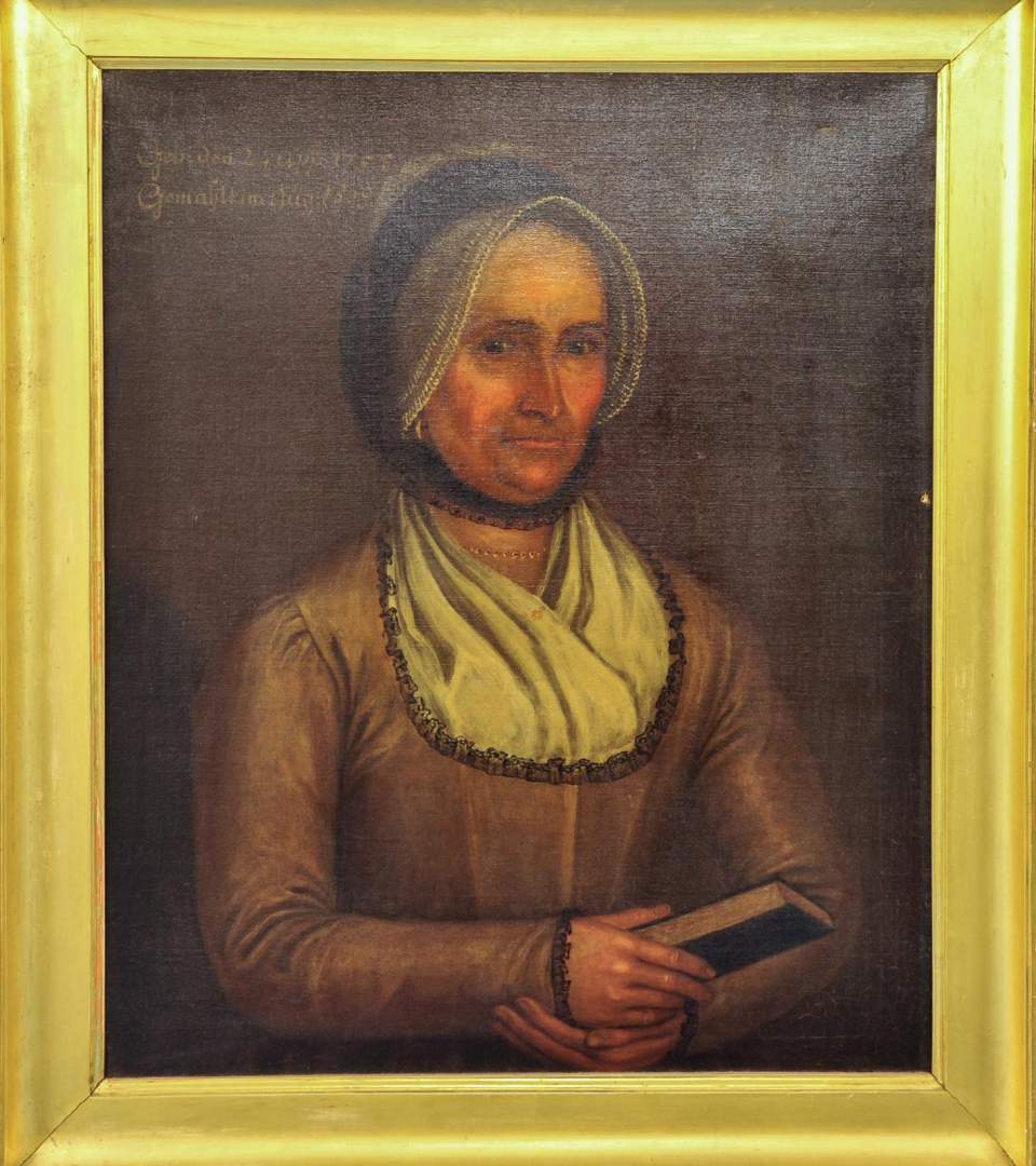 Bildnis der Frau Leutenegger in Toggenburger Tracht