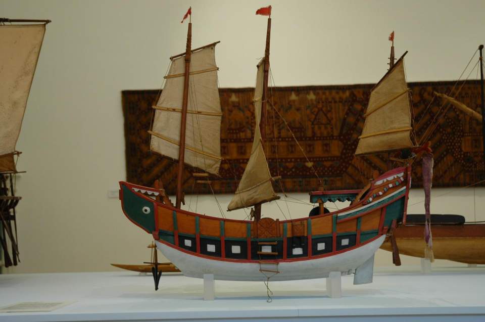Fuzhou-Dschunke, Bootsmodell, Zubehör Mandarin
