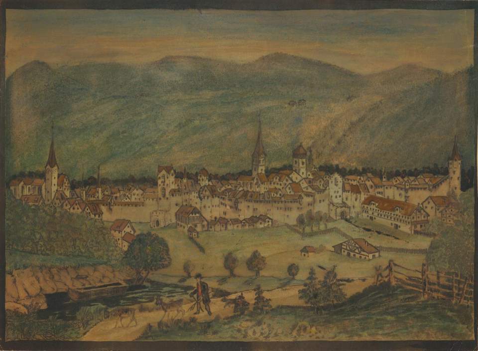 Kopie Ansicht St.Gallen von Westen
