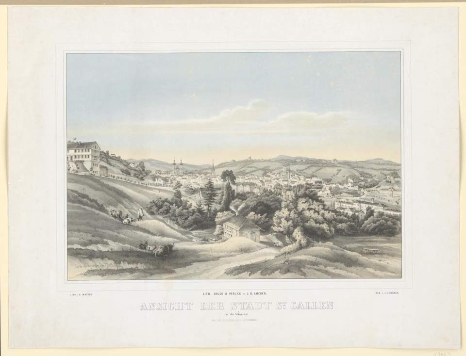 St.Gallen von Südosten