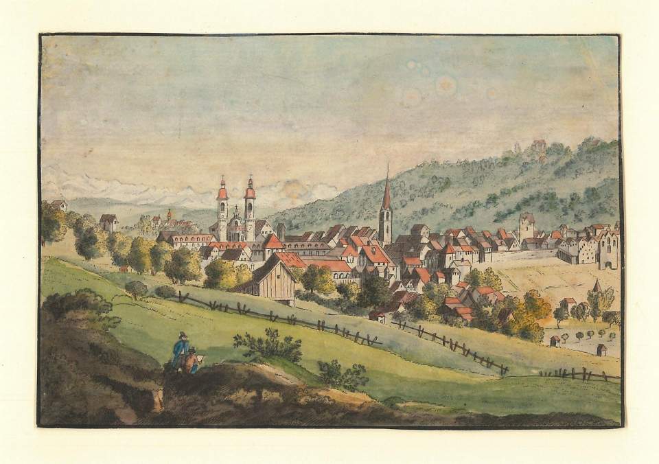 Kopie Ansicht St.Gallen von Südosten