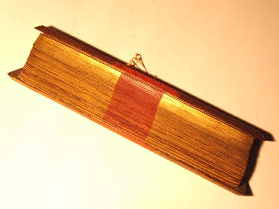 Buch aus Palmblätter