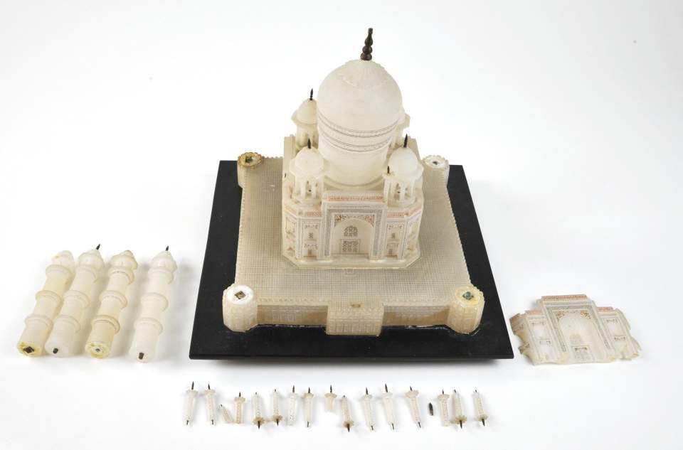 Modell der Taj Mahal (Grabmal bei Agra Bengaleu)