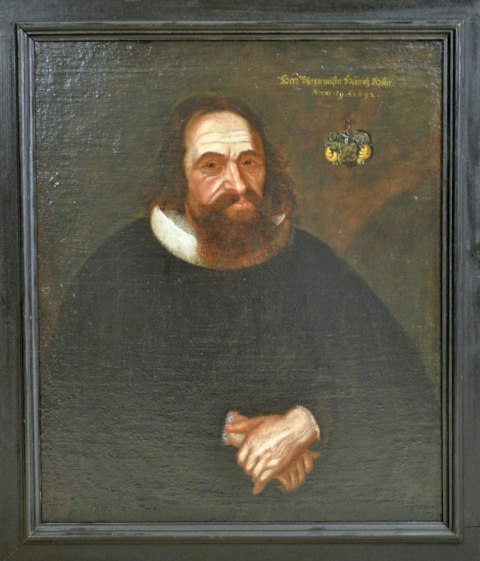 Porträt Heinrich Hiller, 1633 - 1719