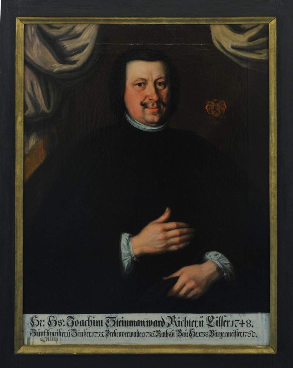 Porträt Hans Joachim Steinmann, (1703 - 1792), Bürgermeister, Bildnis