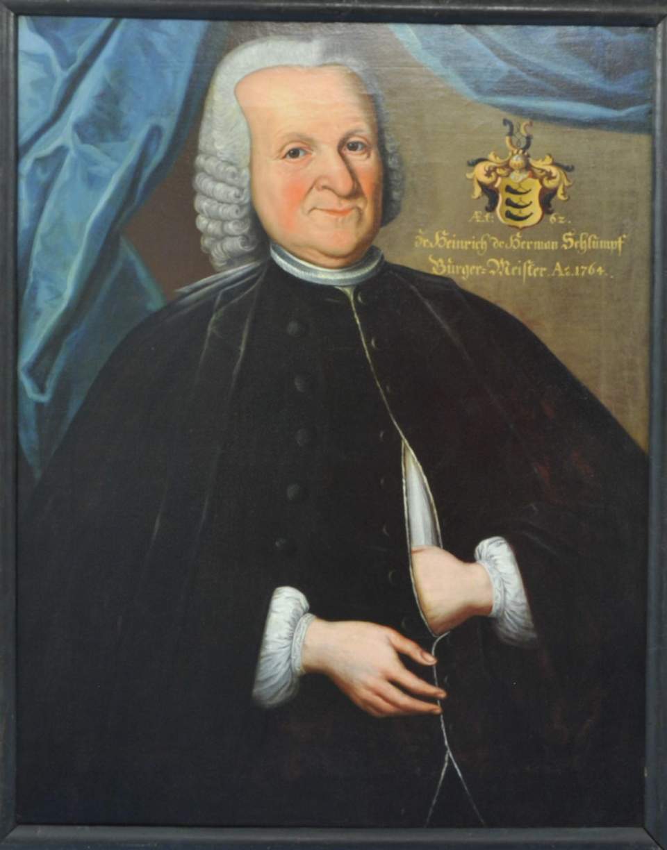 Porträt Dr. Heinrich Schlumpf, Bildnis