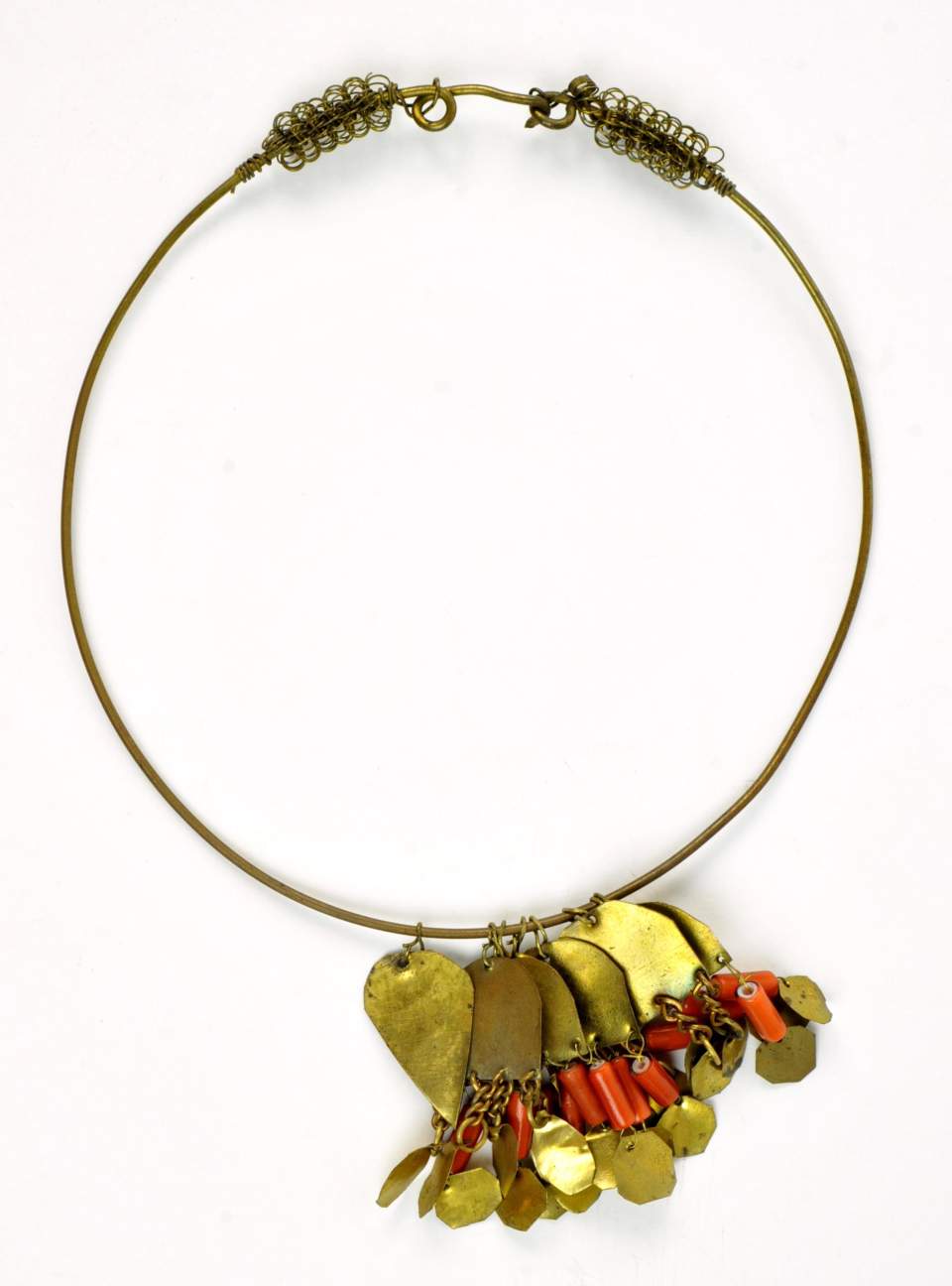 Halskette: Collier Messing