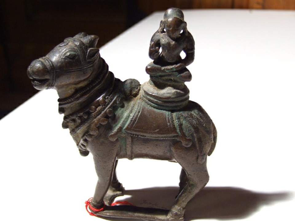 Figur mit Pferd