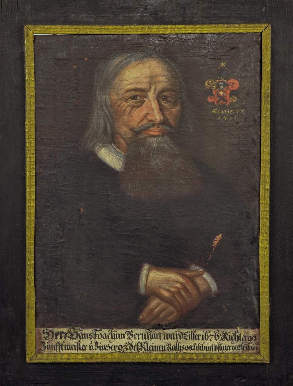 Bildnis Hans Joachim Bernhart (später Bernet) (1637 - 1730)