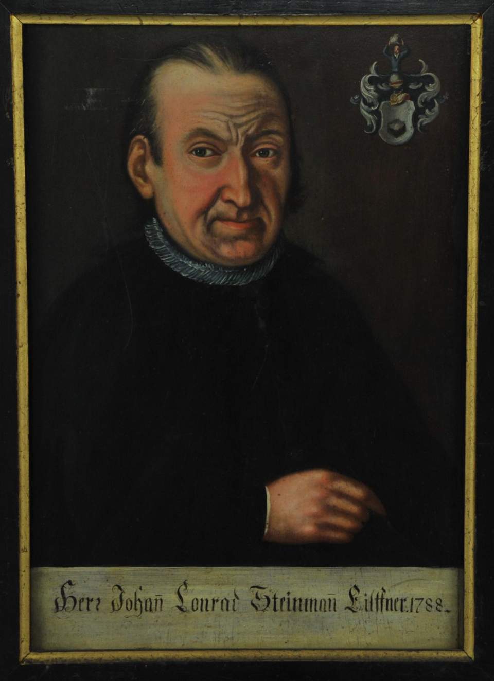 Ölgemälde Bildnis Johann Conrad Steinmann (1788) 
