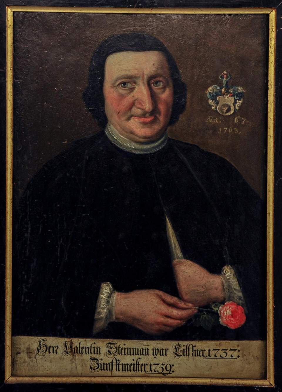 Ölgemälde Bildnis Valentin Steinmann