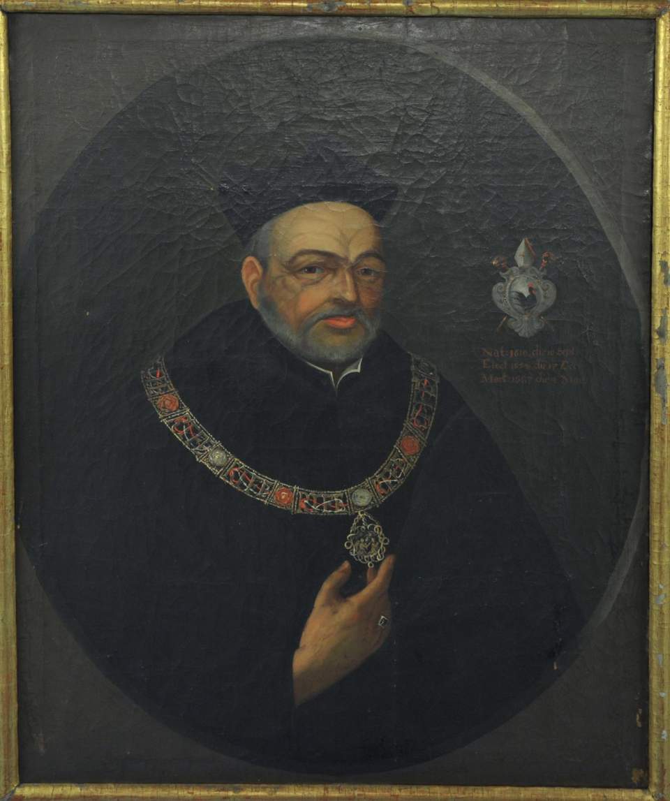Ölgemälde Abt Gallus Alt (1610 - 1687)