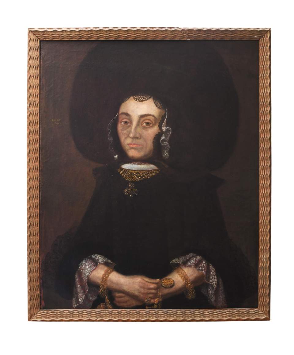 Porträt einer Dame aus St.Gallen, Bildnis