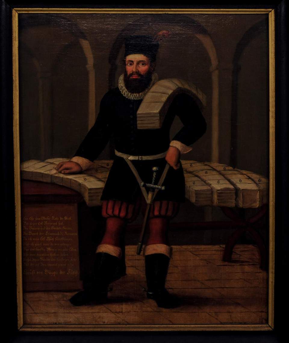 Bildnis des Feilträgers "Clauss Gugga" ( vor und nach 1600), Kopie nach Inb. Nr. 21404! Libetma