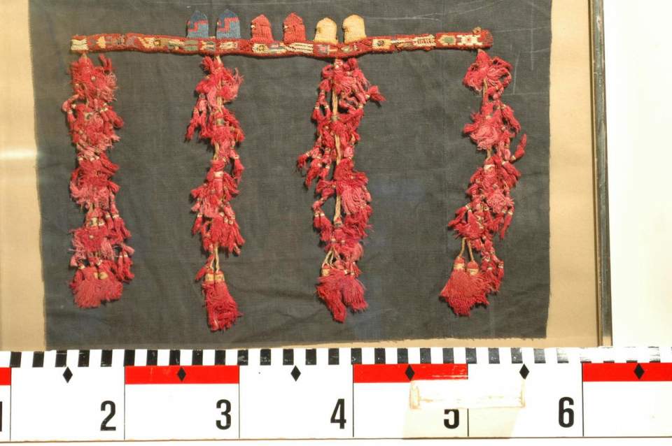 Textilfragment, Kopfschmuck, Borte