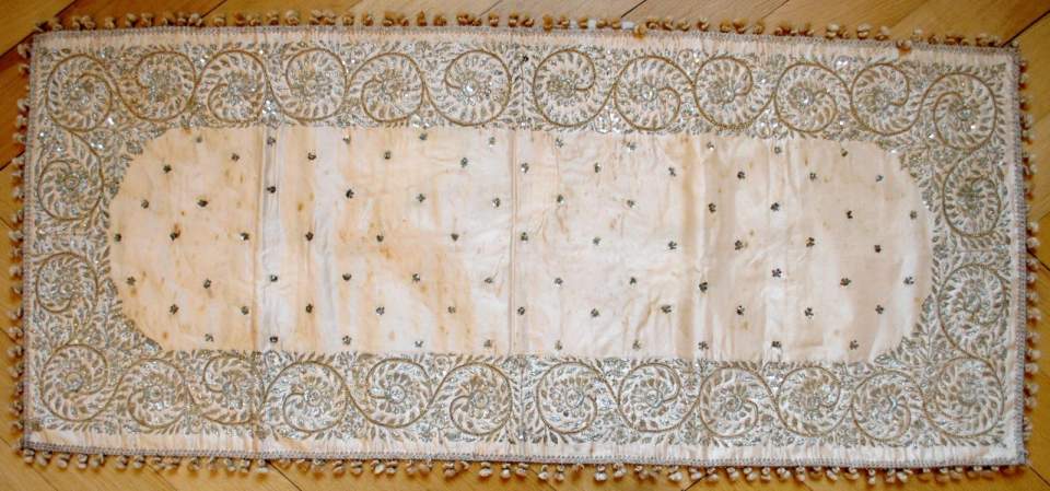 Textil-Besticktes Tuch