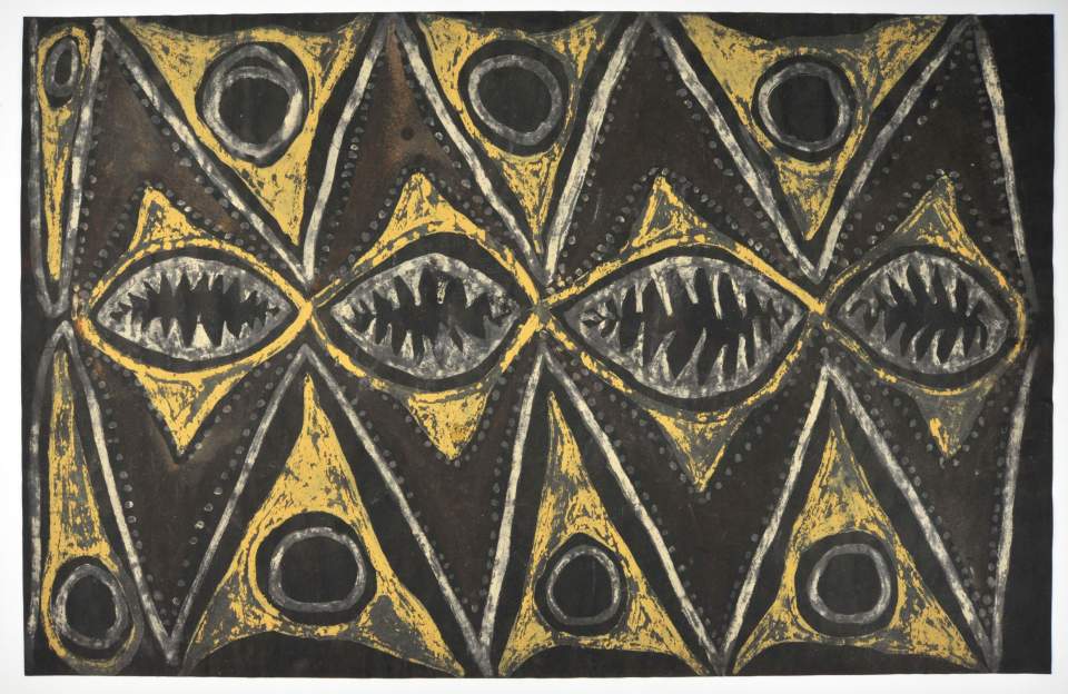 ornamentale Zeichnung aus Kulthaus