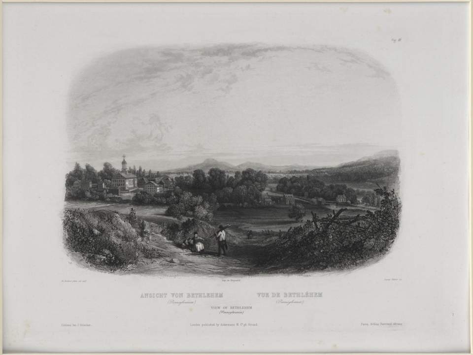 Ansicht von Bethlehem, Vignette, Karl Bodmer