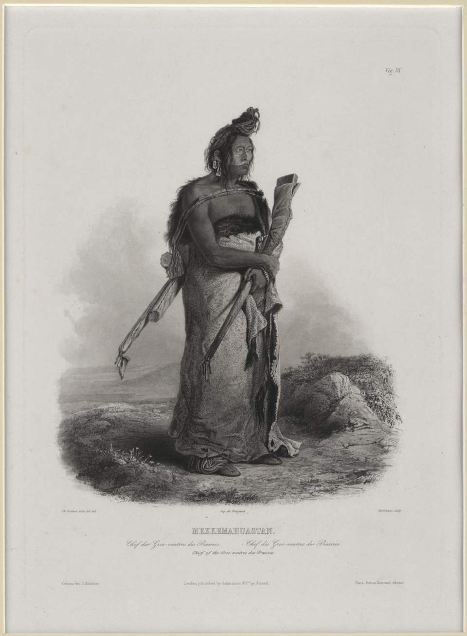 Mexkemahuastan, Vignette, Karl Bodmer 