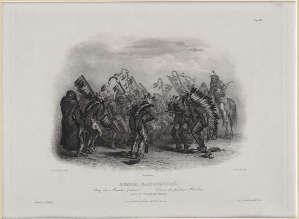 Ischohä- Kakoschochata, Vignette, Karl Bodmer 