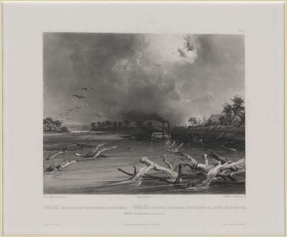 Snags, Tableau, Karl Bodmer 