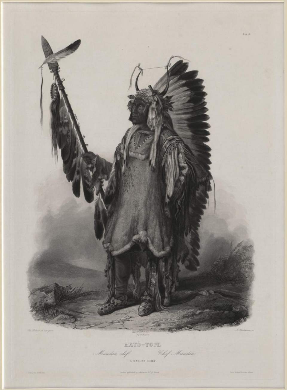Mato-Tope, Tableau, Karl Bodmer 