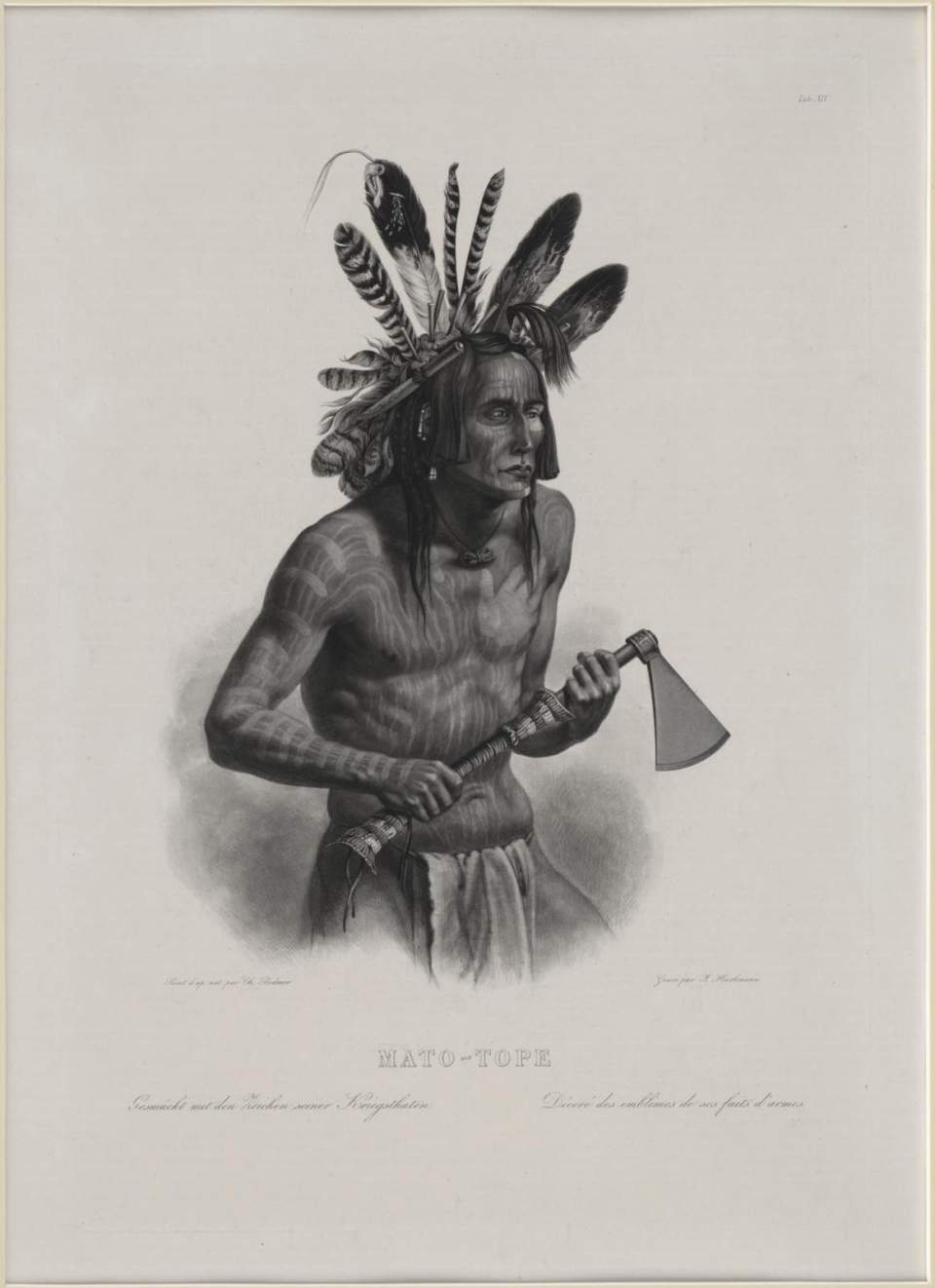 Mato-Tope, Tableau, Karl Bodmer 