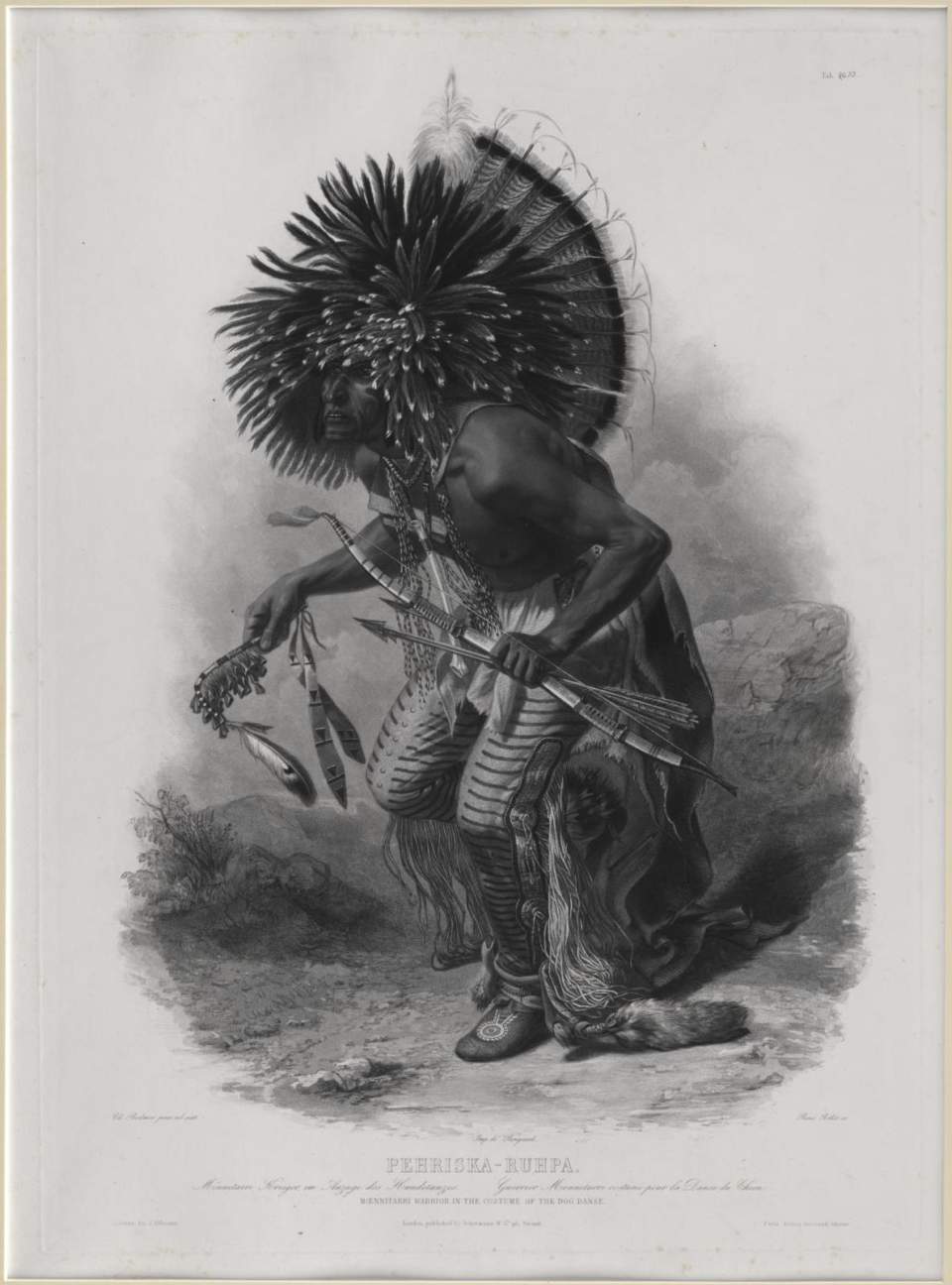 Pehriska-Ruhpa, Tableau, Karl Bodmer 