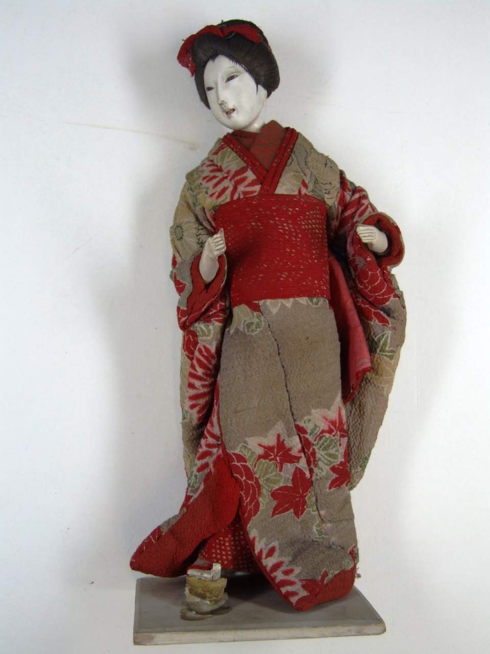 Puppe, Kostümfigur, Gewandfigur, Geisha