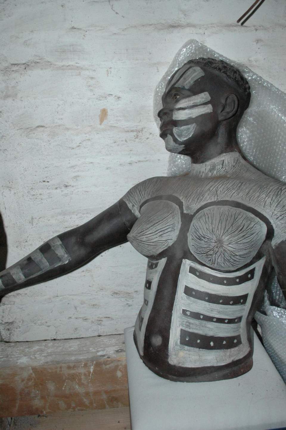 Andamanen Frau, Schaufigur, Umlauff