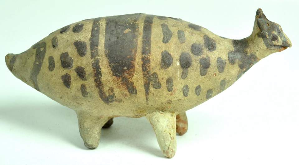 Tierfigur aus Ton
