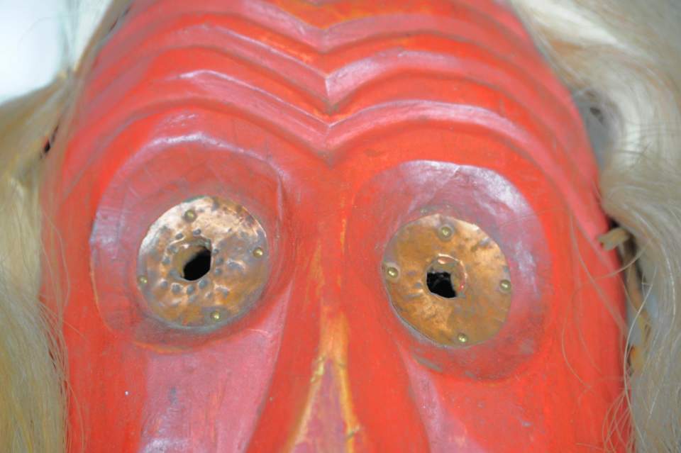 Maske, False Face Mask, Falschgesichtsmaske, Spoon Mouth
