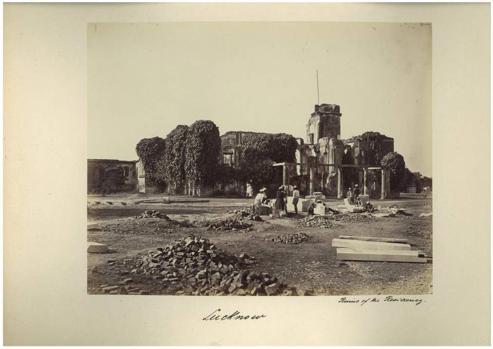 Fotografie Ruinen der Residenz, Lucknow