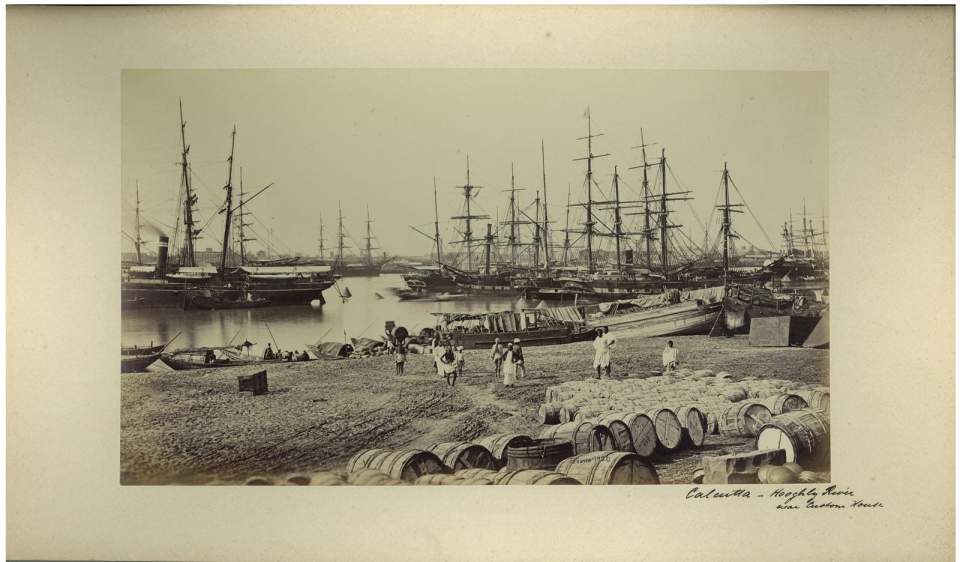 Fotografie Hafen von Kalkutta