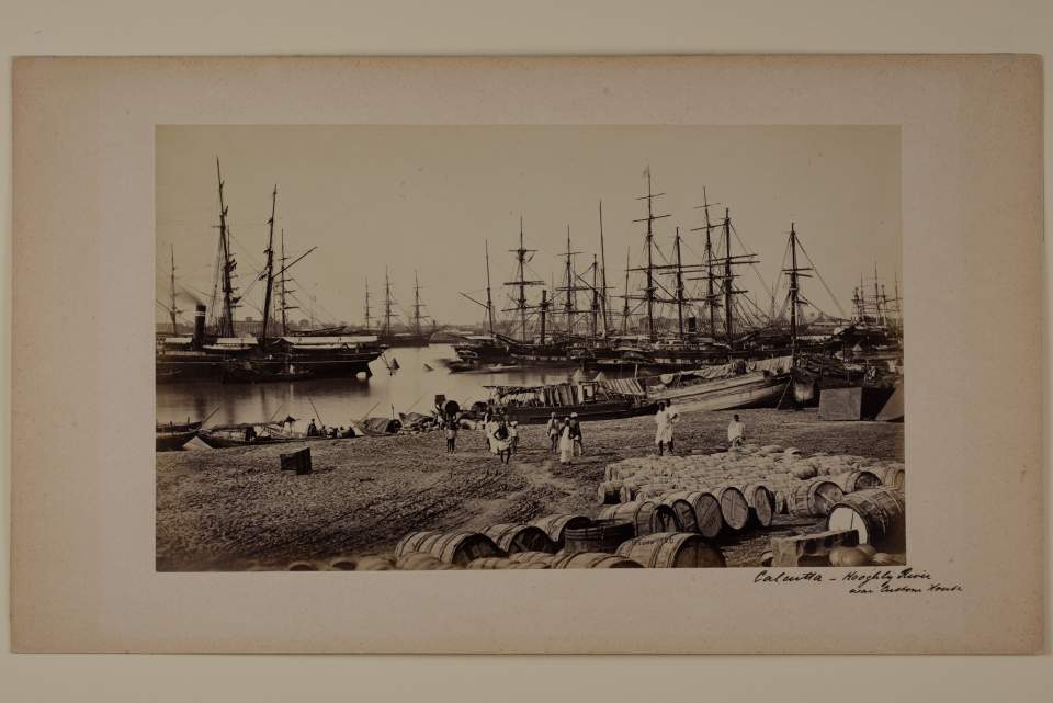 Fotografie Hafen von Kalkutta