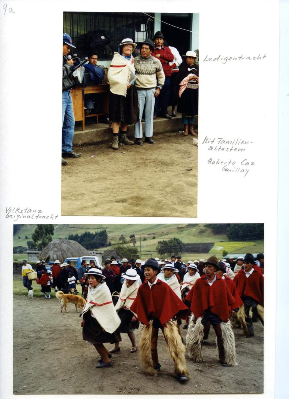 Indigenastracht von San Antonio de Alao, Männertracht