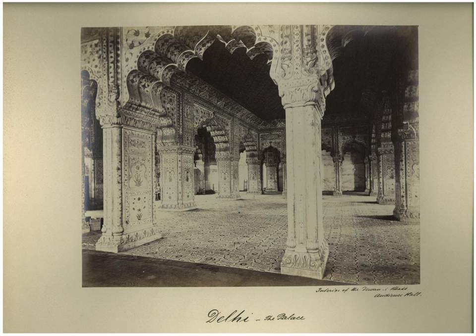 Fotografie Delhi, der Palast