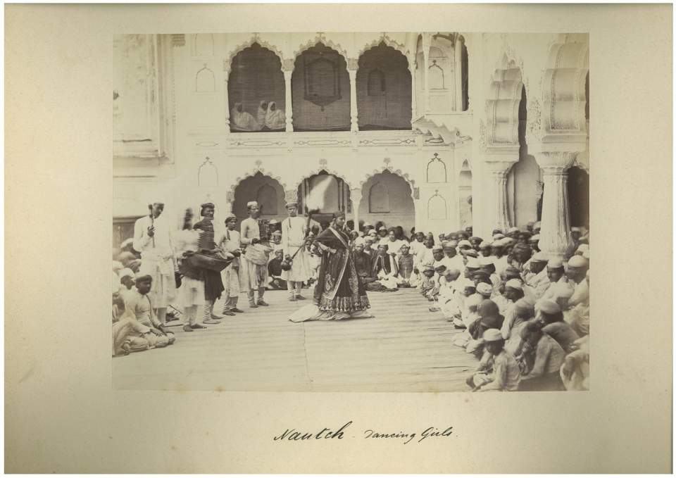 Fotografie Nautch - Mädchen (Tanzmädchen)